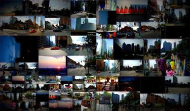 Original Conceptual Cities Collage by Kbm Kbm
