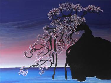 Original Fine Art Tree Paintings by Muhammad Adam