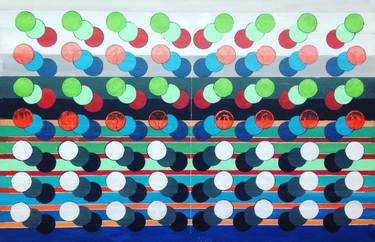 Original Abstract Geometric Paintings by Bernardo Mora Bemgi