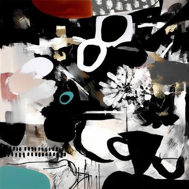 Original Modernism Abstract Digital by Anne Dillon