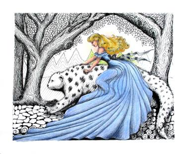 Original Conceptual Fantasy Drawing by Christyl Lorraina Chromadream