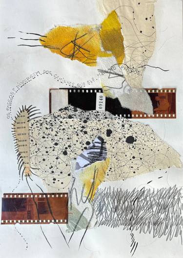 Original Abstract Expressionism Abstract Mixed Media by Anete Ring