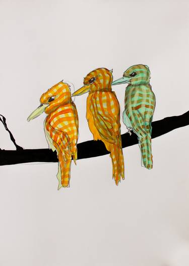 Original Fine Art Animal Drawing by Sarah Edwards