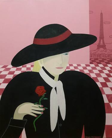 Original Portraiture Portrait Painting by Adam Norgaard