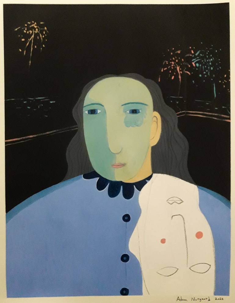 Print of Portraiture Portrait Paintings by Adam Norgaard