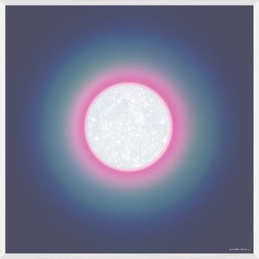 Original Conceptual Outer Space Printmaking by Lauren Baker