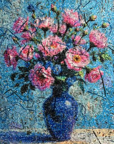 Original Impressionism Nature Collage by Alessio Mazzarulli