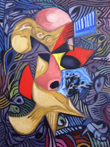 Original Abstract Expressionism Abstract Painting by Craig Moran
