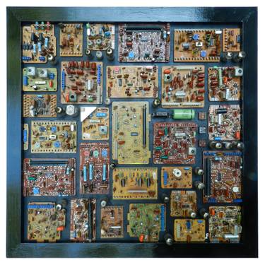 Original Modern Cities Sculpture by Jeffrey Fogg