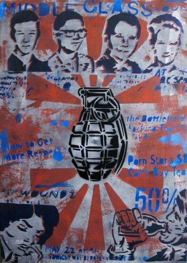 Original Pop Art Popular culture Printmaking by Carlos Madriz