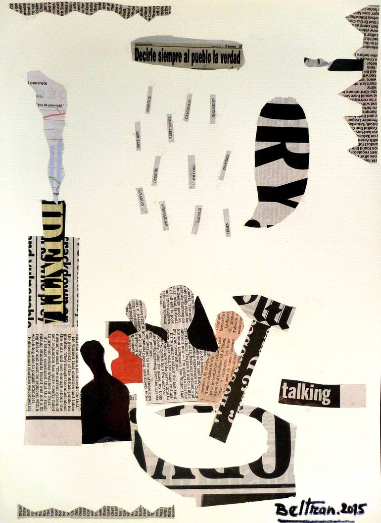 Print of Conceptual Political Collage by Pierre-Yves Beltran