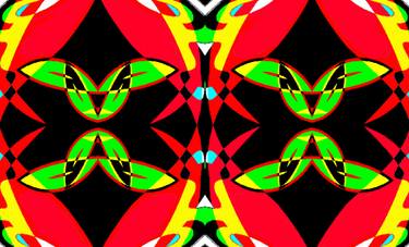 Original Abstract Fantasy Digital by Edward Supranowicz