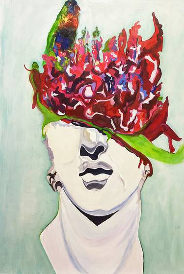 Original Abstract Expressionism Abstract Painting by Jennifer Gabbay