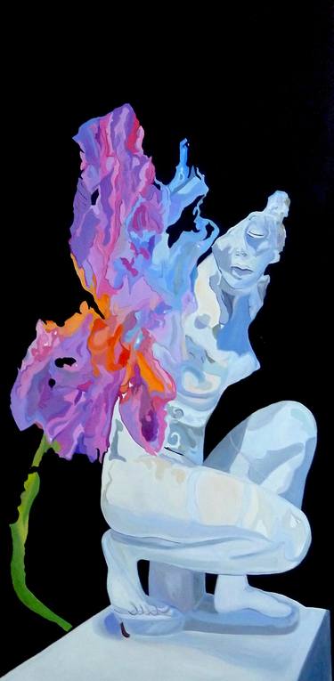 Original Abstract Classical mythology Paintings by Jennifer Gabbay