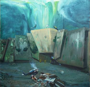 Original Figurative Fantasy Painting by Olesya Kaznokh