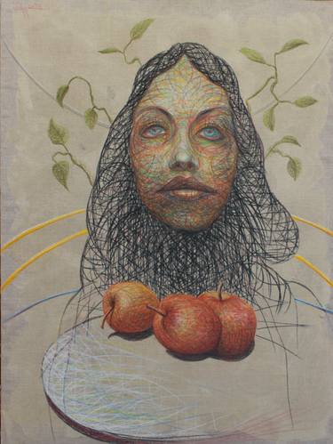Original Conceptual Women Drawings by Gyula Szabo