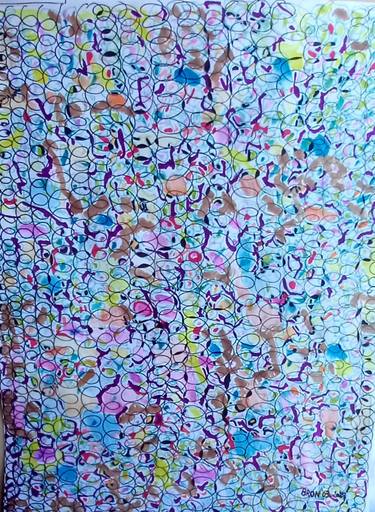 Original Abstract Drawing by Celine Bron