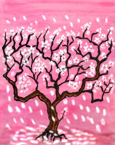Original Fine Art Tree Paintings by Irina Afonskaya