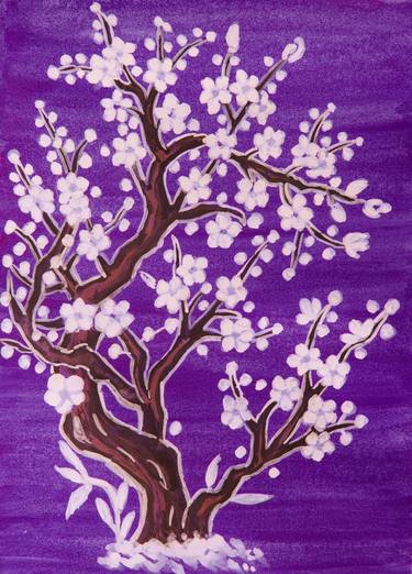 Original Fine Art Tree Printmaking by Irina Afonskaya