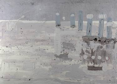 Original Abstract Expressionism Beach Paintings by Ann Gricman