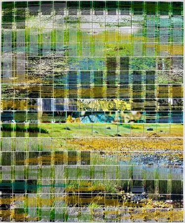 Original Abstract Garden Mixed Media by Paméla Maria