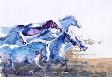 Original Figurative Animal Paintings by Goran Žigolić