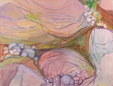 Original Expressionism Nature Painting by Regina Silvers