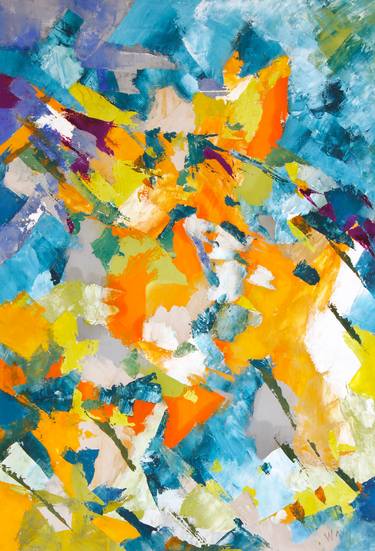 Original Abstract Paintings by Kah Wah Tan