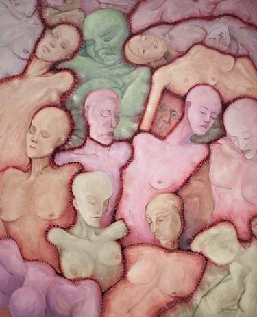 Original Expressionism Body Painting by Leonardo Miranda