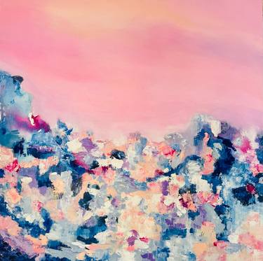 Original Abstract Landscape Painting by Anjum Motiwala