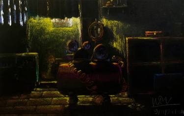 Original Expressionism Cities Painting by Khanh Trinh Ngoc