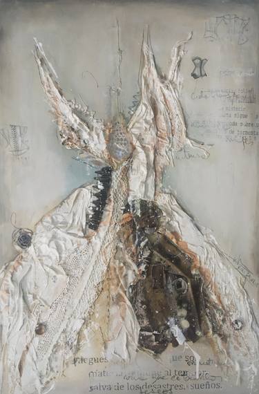 Original Art Deco Erotic Collage by Kiki Lawrie