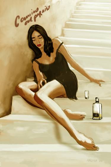 Original Figurative Women Digital by Andronik Abovyants