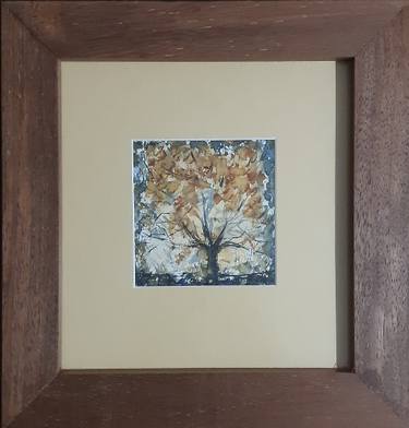 Original Abstract Expressionism Tree Paintings by Murat Ozkan