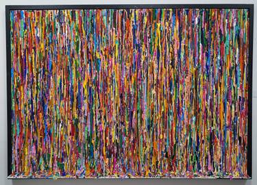 Original Abstract Expressionism Abstract Painting by Jonny Love