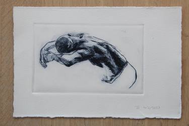 Original Expressionism Nude Printmaking by Gerrie Severens