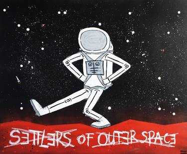 Original Street Art Technology Paintings by Frank Willems