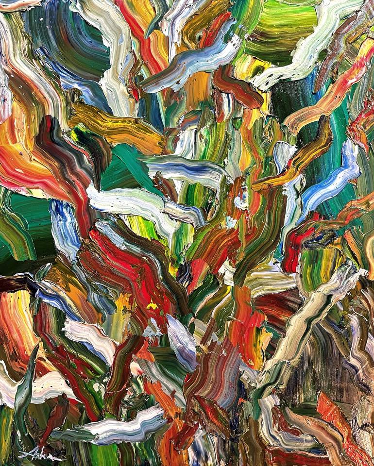 Print of Abstract Expressionism Abstract Paintings by Arlon Rosenoff