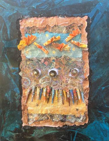 Original Contemporary Abstract Mixed Media by Peggy Banks