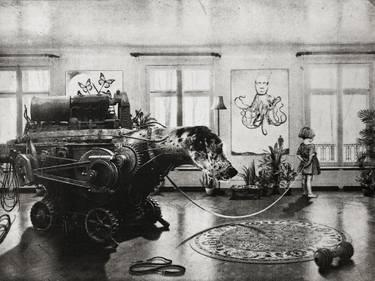 Original Surrealism Animal Printmaking by Jaco Putker