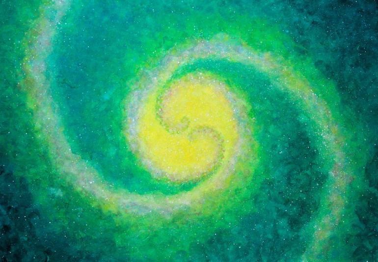 Original Realism Outer Space Paintings by Tui Sada