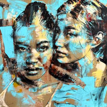 Original Fine Art Portrait Painting by Mario Henrique