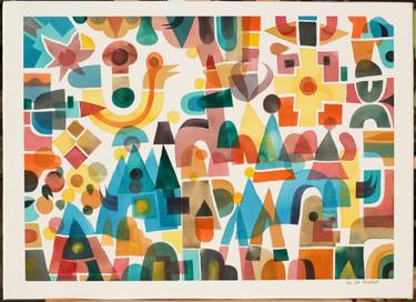 Original Modern Abstract Paintings by Mike Biskup