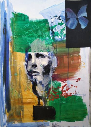 Original Abstract Expressionism Classical mythology Paintings by Nick Young
