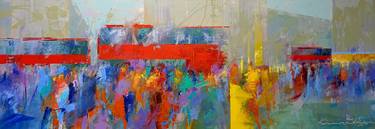 Original Abstract Expressionism Abstract Painting by Antoni Karwowski
