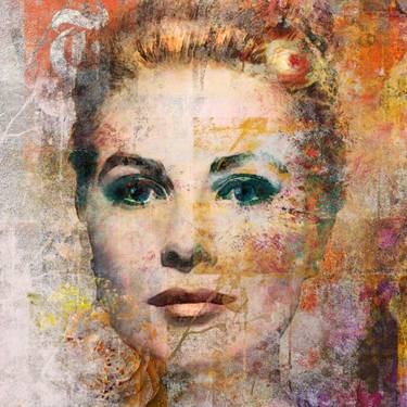 Original Pop Art Portrait Mixed Media by Volker Rossenbach