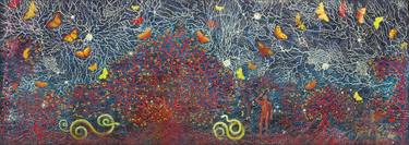 Original Surrealism Tree Paintings by Russell Thurston