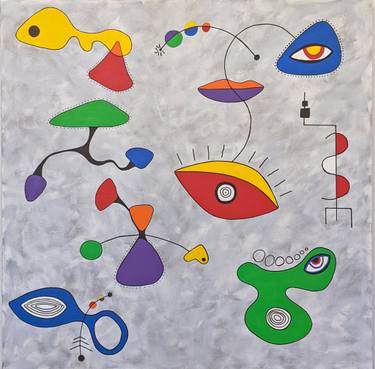 Original Abstract Painting by Mindy And Paul Rodmanwhite