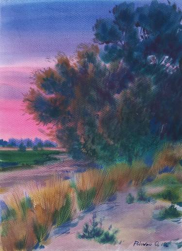 Original Figurative Landscape Paintings by Olena Polovna