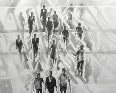 Original Conceptual Cities Drawings by Robert Schmid